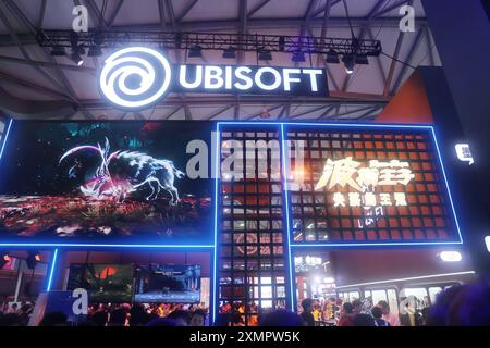 Shanghai, China. Juli 2024. Ubisoft stellt am 26. Juli 2024 auf der 2024 ChinaJoy in Shanghai aus. (Foto: Costfoto/NurPhoto) Credit: NurPhoto SRL/Alamy Live News Stockfoto