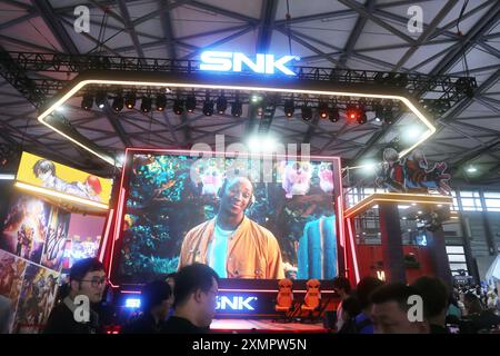 Shanghai, China. Juli 2024. Stand SNK nimmt am 26. Juli 2024 an 2024 ChinaJoy in Shanghai, China, Teil. (Foto: Costfoto/NurPhoto) Credit: NurPhoto SRL/Alamy Live News Stockfoto
