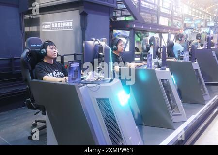 Shanghai, China. Juli 2024. Am 26. Juli 2024 findet im ChinaJoy 2024 in Shanghai, China, ein eSports-Wettbewerb statt. (Foto: Costfoto/NurPhoto) Credit: NurPhoto SRL/Alamy Live News Stockfoto