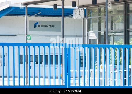 Rheinmetall AG, deutscher Automobil- und Rüstungshersteller, Panzerkampf-, Verteidigungstechnik- und Panzerpersonalträger, St. Leon-Rot, Ger Stockfoto