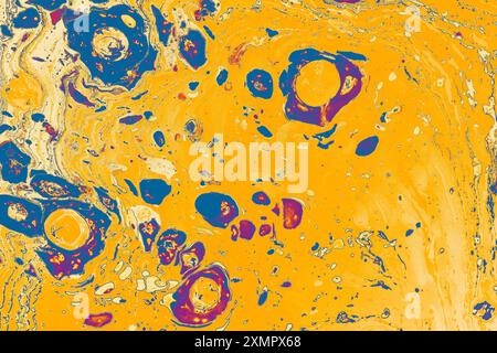 Intensive bunte Mischung aus lebendigen Farben. Abstrakte moderne Hintergrund Vorlagen Design Stockfoto