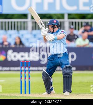 Harry spielte für Derbyshire in einem One-Day-Match zwischen Derbyshire und Middlesex Stockfoto