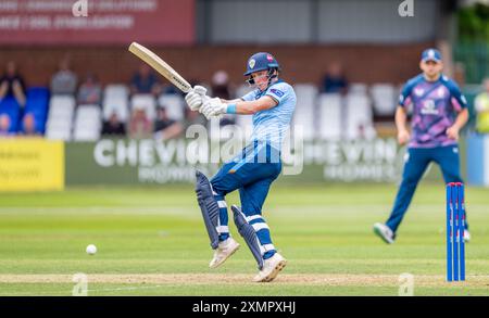 Harry spielte für Derbyshire in einem One-Day-Match zwischen Derbyshire und Middlesex Stockfoto