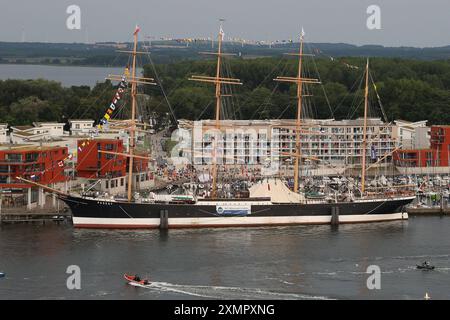 Schleswig-Holstein, Impressionen aus Travemünde, der Hafen. Segelschiff Passat, *** Schleswig Holstein, Impressionen aus Travemünde, dem Hafensegelschiff Passat, Stockfoto