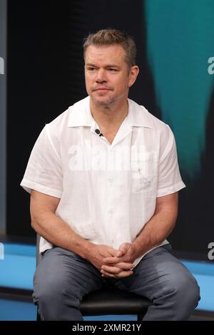 Miami, Vereinigte Staaten Von Amerika. Juli 2024. DORAL, FL-29. JULI: Matt Damon wird am 29. Juli 2024 während LA VOZ in Doral, Florida, gesehen. (Foto: Alberto E. Tamargo/SIPA USA) Credit: SIPA USA/Alamy Live News Stockfoto