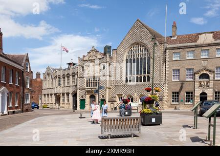 Rathaus (Trinity Guildhall) in St. Margaret's Place, King's Lynn, Norfolk Stockfoto