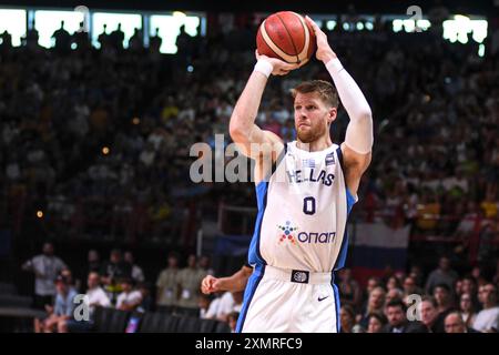 Thomas Walkup (Griechenland). FIBA Olympisches Qualifikationsturnier. Piräus 2024. Stockfoto