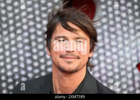 London, Großbritannien. 29. Juli 2024. Josh Hartnett besuchte eine Sondervorführung von Trap im Cineworld-Kino im O2 in London. Das Foto sollte lauten: Matt Crossick/Alamy Live News Stockfoto