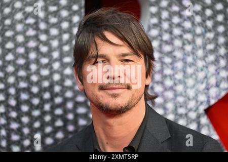 London, Großbritannien. 29. Juli 2024. Josh Hartnett besuchte eine Sondervorführung von Trap im Cineworld-Kino im O2 in London. Das Foto sollte lauten: Matt Crossick/Alamy Live News Stockfoto