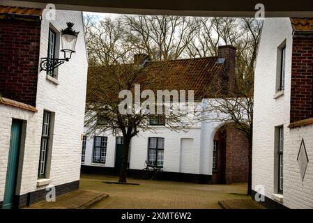 Begijnhof in Brügge, Belgien. Stockfoto