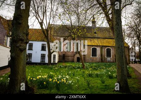 St. Elisabeth Kirche des Begijnhofs von Brügge, Belgien. Stockfoto