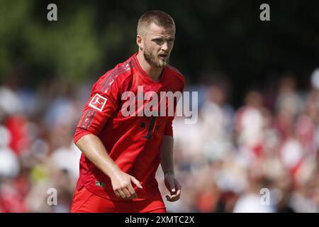 JULICH - Eric Dier vom FC Bayern München während des Freundschaftsspiels zwischen dem 1. FC Duren und dem FC Bayern München im Karl-Knipprath-Stadion am 28. Juli 2024 in Julich. ANP | Hollandse Hoogte | BART STOUTJESDIJK Stockfoto