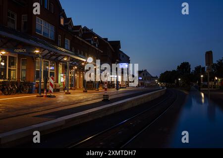 Bahnhof der Borkumer Kleinbahn AG auf Borkum Borkum Deutschland *** Bahnhof der Borkumer Kleinbahn AG auf Borkum Borkum Deutschland Copyright: xUtexGrabowskyxphotothek.dex Stockfoto