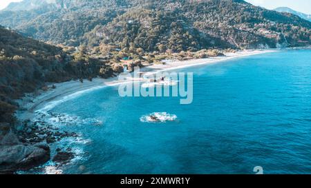 Insel Samos Beach Stockfoto