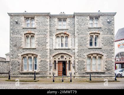 Das Old Gaol Caernarfon Stockfoto