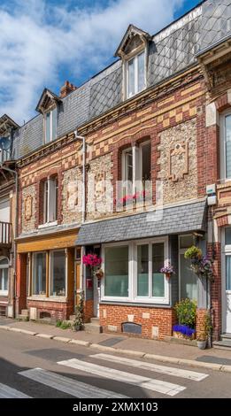 Landschaft rund um Yport, eine Gemeinde im Departement seine-Maritime in der Normandie, Frankreich Stockfoto