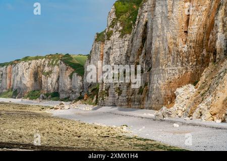 Landschaft rund um Yport, eine Gemeinde im Departement seine-Maritime in der Normandie, Frankreich Stockfoto