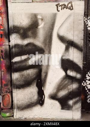 Graffiti Tunnel, Leake Street Arches Stockfoto