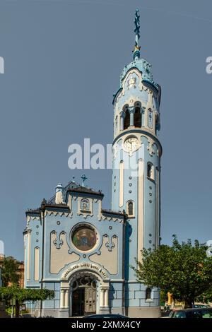 Die Blaue Kirche St. Elisabeth, Bratislava, Slowakei Stockfoto