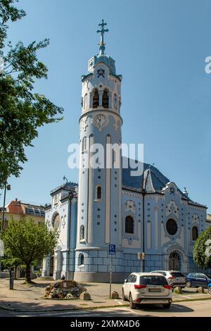 Die Blaue Kirche St. Elisabeth, Bratislava, Slowakei Stockfoto