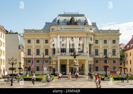 Das Alte Slowakische Nationaltheater, Bratislava, Slowakei Stockfoto