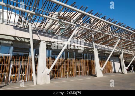 Edinburgh Schottland, Vereinigtes Königreich 30. Juli 2024. Das Schottische Parlament. Credit sst/alamy Live News Stockfoto