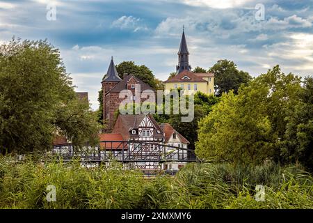 Die Stadt Eschwege in Hessen Stockfoto