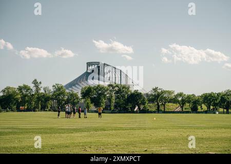 Winnipeg, Manitoba, Kanada - Oktober 2022 der Pavilion WAG im Assiniboine Park. Hochwertiges Foto Stockfoto