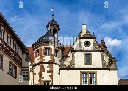 Das historische Rathaus von Bad Hersfeld Stockfoto