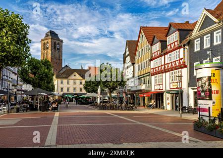 Das historische Stadtzentrum von Bad Hersfeld Stockfoto