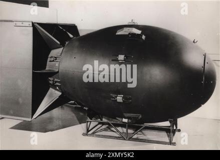 Die Fat man 10.000 Pfund Atombombe, 2. Weltkrieg Stockfoto