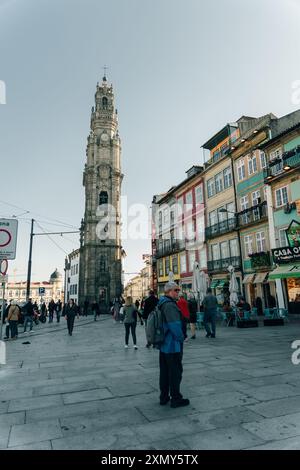Porto, Portugal - 24. April 2024 Stadtzentrum von Porto. Hochwertige Fotos Stockfoto