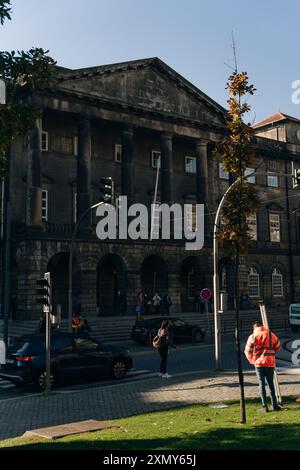Porto, Portugal - 24. April 2024 Stadtzentrum von Porto. Hochwertige Fotos Stockfoto