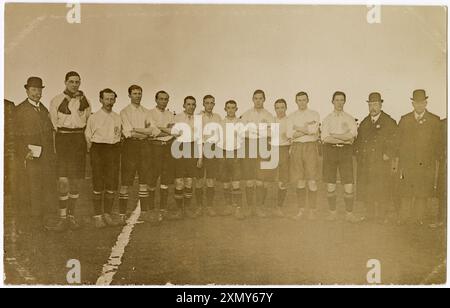 Fußballmannschaft, Berlin, Deutschland Stockfoto