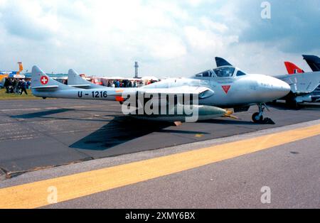 De Havilland DH.115 Vampirtrainer T.55 U-1216 Stockfoto