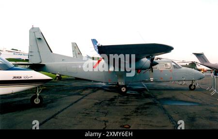 Britten-Norman Defender T.3 ZH004 Stockfoto