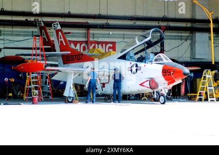 Nordamerikanische Rockwell T-2C Buckeye 159707 Stockfoto