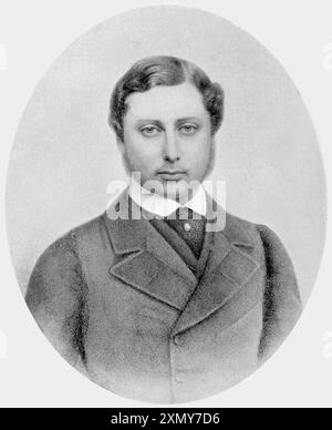 Prinz von Wales, dem späteren König Edward VII. Stockfoto