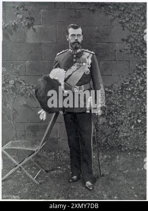 Nikolaus II von Russland Stockfoto