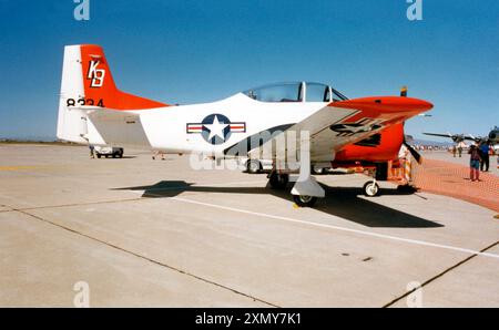 Nordamerikanischer T-28B Trojaner N394W Stockfoto