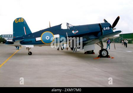 Goodyear FG-1D Corsair G-BXUL – NZ5648 Stockfoto