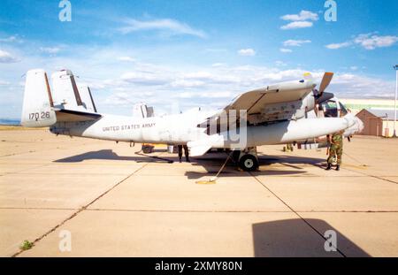 Grumman OV-1D Mohawk 69-17019 Stockfoto