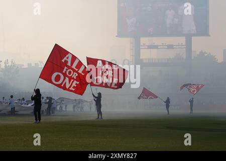 Toronto, Ontario, Kanada, 25. Mai 2024, Major League Soccer Spiel zwischen Toronto FC und FC Cincinnati im BMO Field. Stockfoto