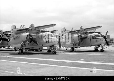 Grumman S-2E Tracker 151674 & 152356 Stockfoto