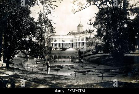 Der Bogor Palace, West Java, Indonesien Stockfoto