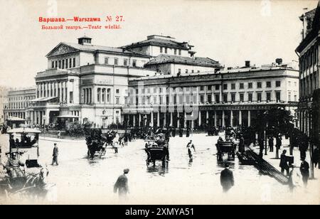 Das große Theater in Warschau, Polen Stockfoto