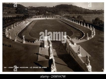 Stadio dei Marmi Foro Italico (Foro Mussolini), Rom Stockfoto