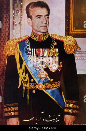 Mohammed Reza Pahlavi, der Schah von Persien Stockfoto