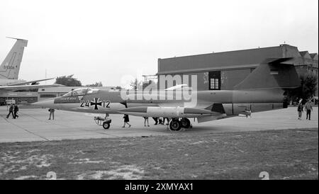 Lockheed RF-104G Starfighter 24+12 Stockfoto