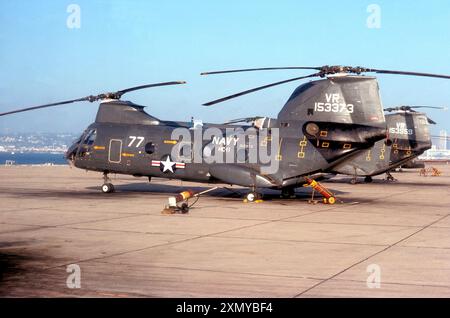 Boeing-Vertol CH-46D Sea Knight 153373 Stockfoto